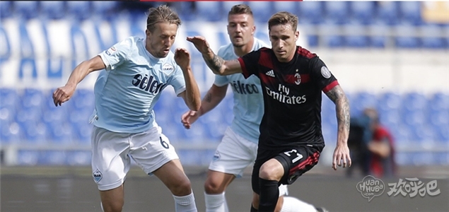 意甲战报:因莫比赖帽子戏法,拉齐奥4-1大胜米兰