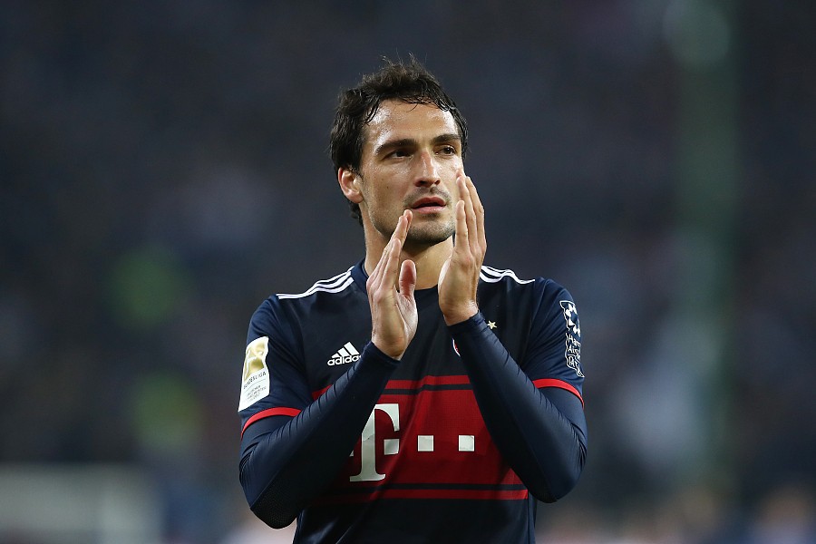 拜仁再添伤员胡梅尔斯脚踝受伤