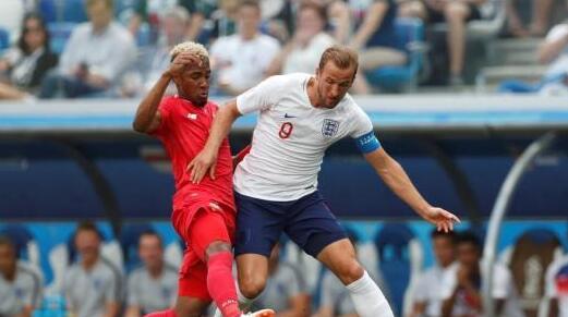 英格兰6-1巴拿马 凯恩戴帽独占射手榜头名