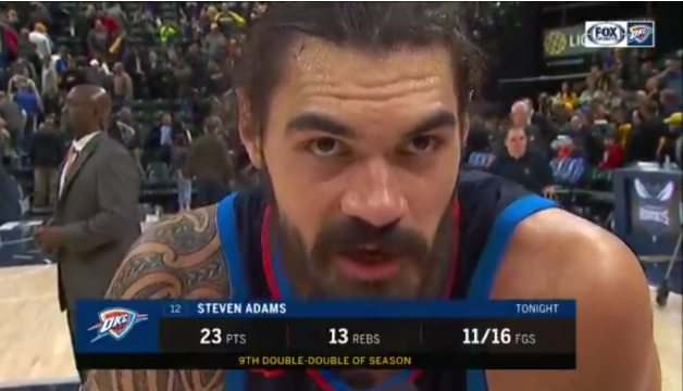 亚当斯：为乔治赢下比赛的感觉很好