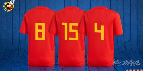 西班牙公布世界杯号码