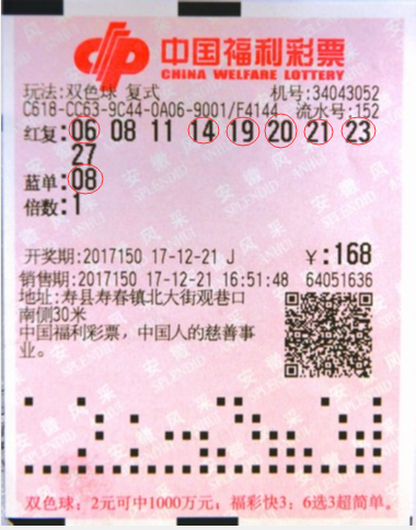 淮南二十年铁杆彩民，终获双色球一等奖